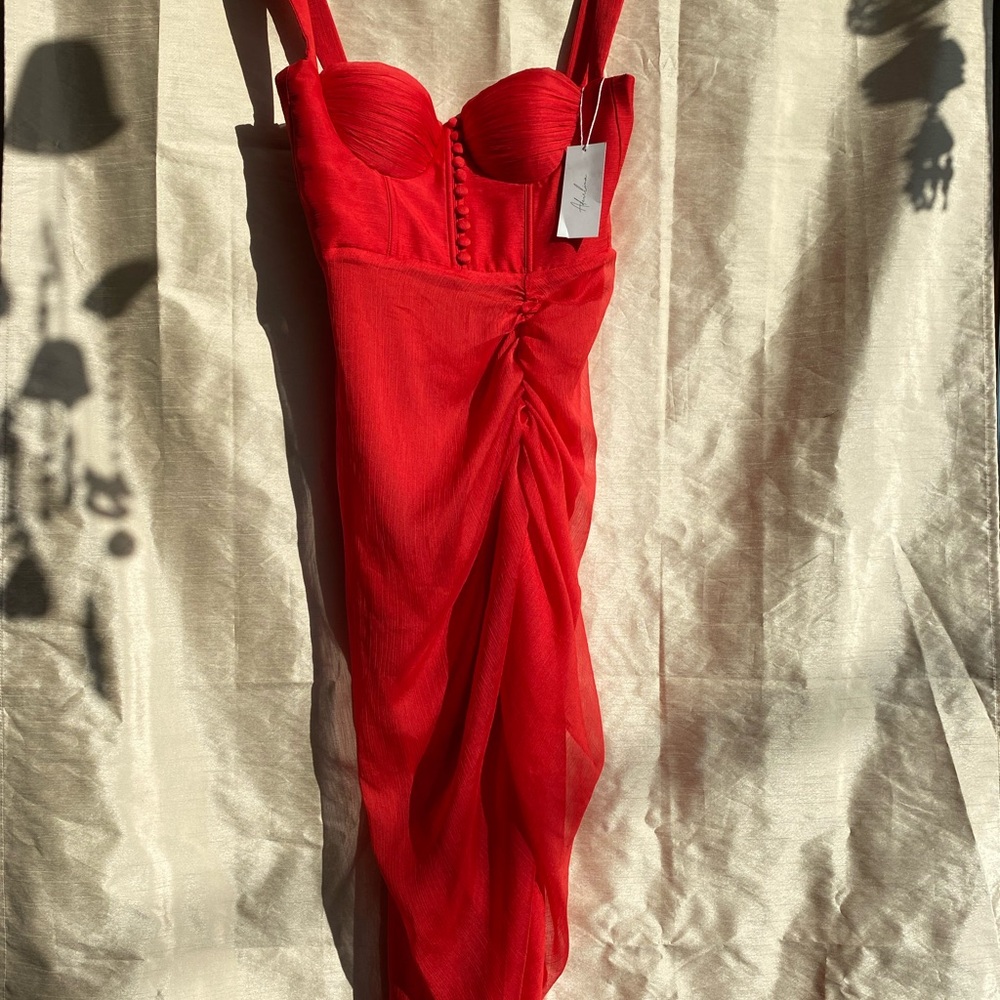Adeirlina Red Ruched Sweetheart Dress bridal prom
